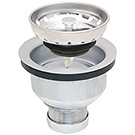 Image of SS-145 - Stainless Steel, Deep Double Cup With Rubber Stopper