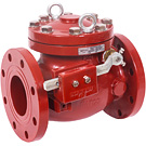 Image of 120WC Ductile Iron Flanged Check Valve with Outside Lever & Weight - AWWA