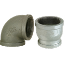 Image of 150# Black & Galvanized Malleable Iron Pipe Fittings