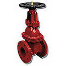 Image of 105W Flanged Cast Iron Gate Valve - OS&Y - AWWA Certified