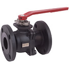 Image of 20CSFLD Carbon Steel Flanged Ball Valve - Two Piece