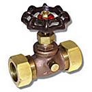 Image of 202CMLF Lead Free Brass Stop and Waste Valve - Compression Ends