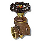 Image of 517 Brass Gate Valve with Drain