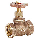 Image of 201XLF Lead Free Brass Stop Valve with Cross Handle