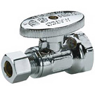Image of 26-1004LF Lead Free 1/4 Turn Straight Supply Valve 1/2 FIP X 3/8 OD Compression