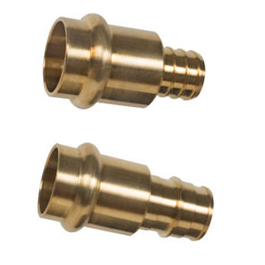Image of Brass Press x PEX Adapter Fittings - Lead Free