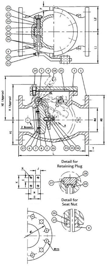 Butterfly Valve Weight Chart