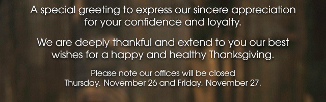 Have a Happy Thanksgiving