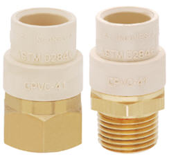 Lead Free CPVC Brass Adapter Fittings