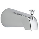 Image of BY-756C Universal Chrome Slip on Tub Spout With Diverter - Good 