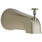 Image of BY-756BN Universal Brushed Nickel Slip on Tub Spout With Diverter - Good