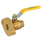 Image of 752UF Ball Valve - Full Port, Uni-Flange With Gasket, 2 Bolts & 2 Nuts