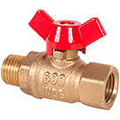 Image of 759MF Ball Valve - Full Port, Brass w/ Tee Handle