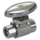 Image of 29-1010LF & 29-1010BLF Lead Free Straight Supply Valve CP 1/2 SWT X 3/8 OD Compression