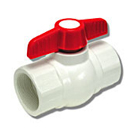 Image of 770 White PVC Ball Valve