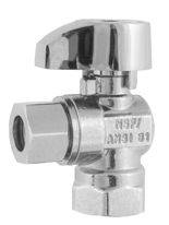 Image of 26-1001LF Lead Free 1/4 Turn Angle Supply Valve 3/8 FIP X 3/8 OD Compression
