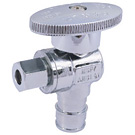 Image of 26-1015PXCELF Lead Free 1/4 Turn Angle Supply Valve 1/2 F1960 Cold Expansion PEX x 1/4 OD Compression