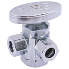 Image of 29-2003LF & 29-2003BLF Lead Free Angle Supply Valve 1/2” FIP x 3/8” OD x 3/8” OD Compression