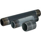 Image of Schedule 80 Welded Steel Pipe Nipples - Black & Galvanized