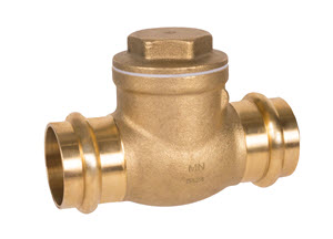 Image of 521PLF Brass Press Swing Check Valve