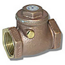 Image of 521N Brass Check Valve - BUNA-N Seat