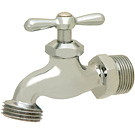 Image of FY-695LF Lead Free Hose Bibb- Chrome Plated, Hose End Outlet, MIP Inlet