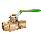 Image of 754DTLF/DCLF Lead Free Ball Valve - Full Port, Forged Brass with Drain