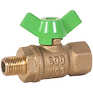 Image of  759MFLF Lead Free Ball Valve - Full Port, Brass w/ Tee Handle