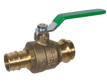 Image of 759PPXCELF Lead Free F1960 PEX x Press Ball Valve - Full Port, Forged Brass, UPC & NSF Certified 