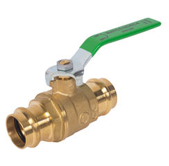 Image of 759PLF Lead Free Press Ball Valve - Full Port, Forged Brass, UPC & NSF Certified 