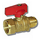 Image of 58LGAF Gas Ball Valve- CSA Certified, Two Piece, Fip X Flare