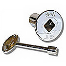 Image of 58 Log Lighter Gas Valve - Escutcheons & Keys