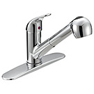 Image of BL-150C Single Handle Kitchen Pull-Out Faucet 