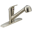 Image of BL-150SS Single Handle Kitchen Pull-Out Faucet 