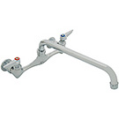 Image of CL-312CH Two Handle Heavy Duty Wallmount Kitchen Faucet 