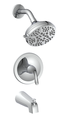 Image of BL-731CJP Single Control Tub & Shower Trim, Slip On Diverter, Job Pack