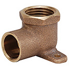 Image of Lead Free Bronze Drop Ear Elbows