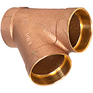 Image of Cast Brass DWV Wye