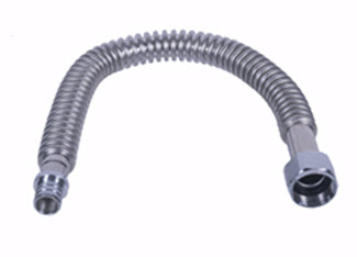 Image of SSCWHPX - Lead Free PEX Flexible Stainless Steel Water Heater Connectors - Corrugated