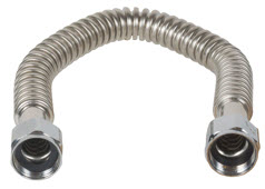 Image of SSCWH - Lead Free Flexible Stainless Steel Water Heater Connectors - Corrugated
