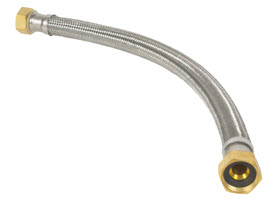 Image of SSWH - Lead Free Braided Stainless Steel Flexible Water Heater Connectors