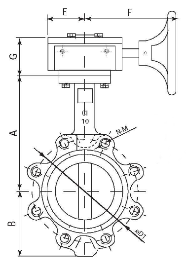 Lug Type Butterfly Valve Bolt Chart