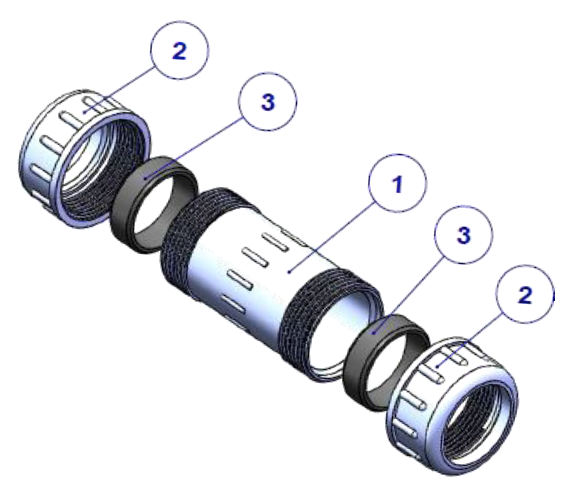 400 Pvc Compression Coupling